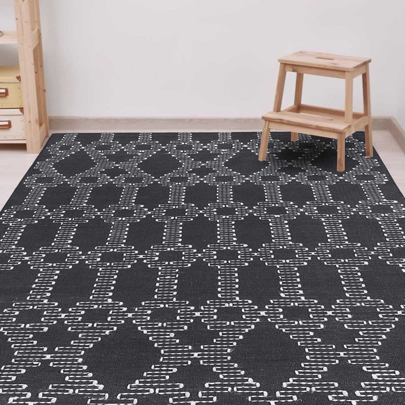 Tapis rectangulaire intérieur / extérieur Gasaway, Rectangle 4 pi x 6 pi