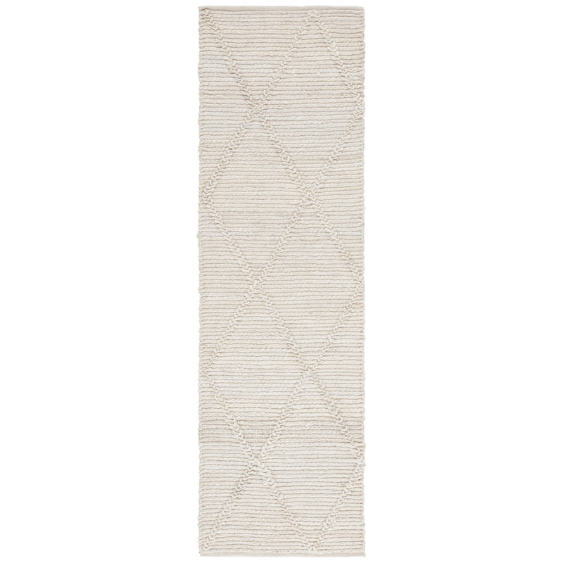 Martha Stewart Hand Woven Jute Geometric Rug, Runner 2'3" x 8'