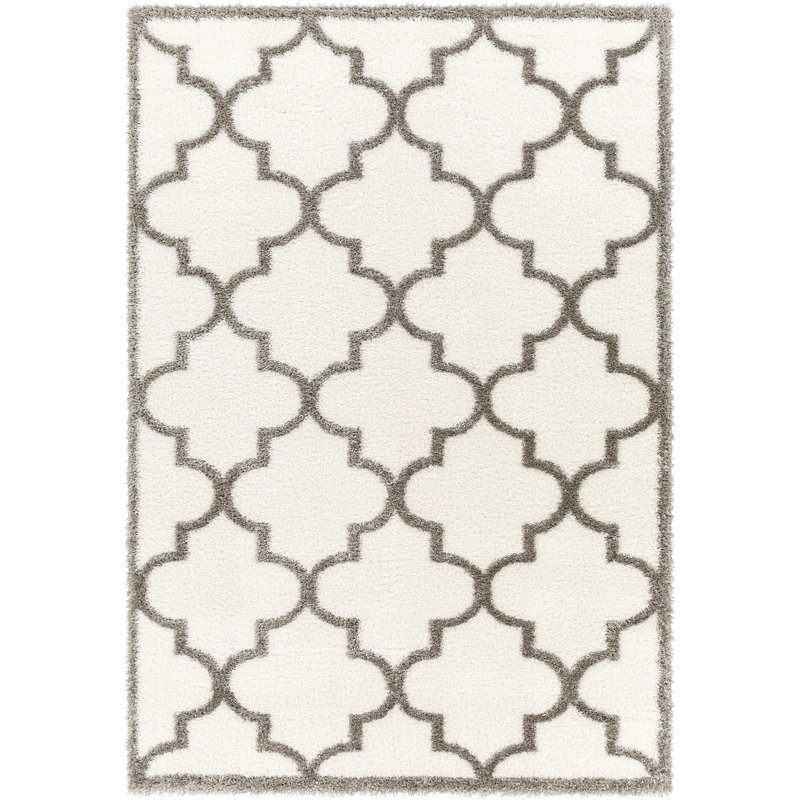 Geometric Shag 160cm X 213cm Area Rug