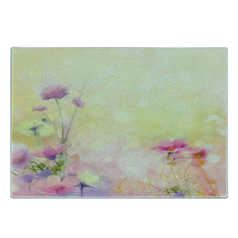 Planche à découper en verre trempé Ambesonne