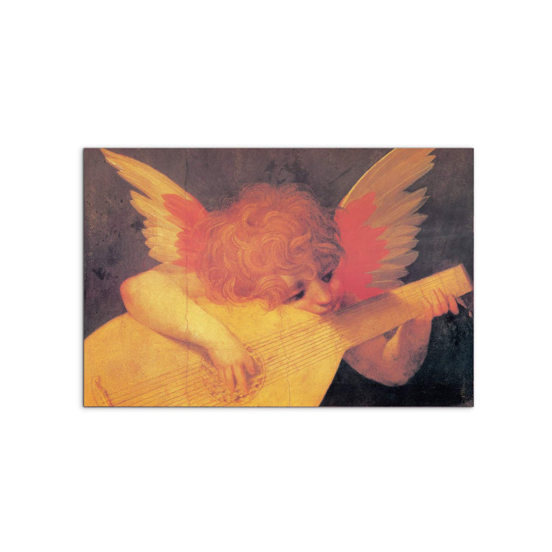 Homage to Rosso Fiorentino I by Art Studio 53×80 cm MetalArt Materic Aluminum Satin Effect, Frameless Panel, Lightweight Ready to Hang