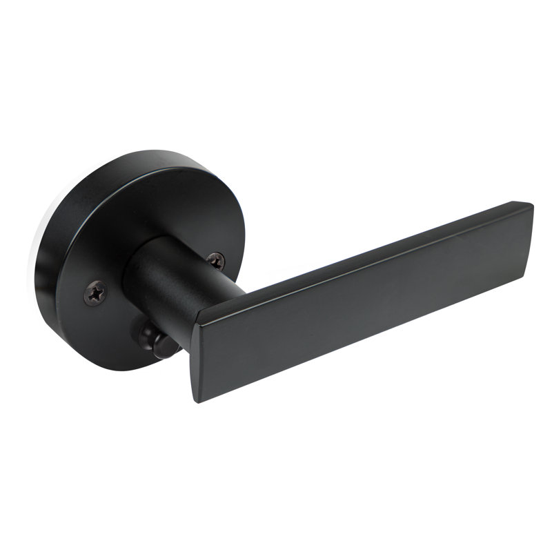 Levier de porte d'intimité Nero, Noir mat