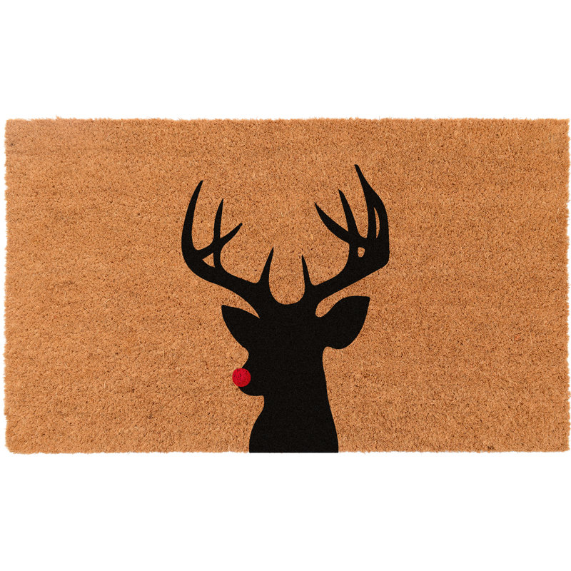 Non-Slip Christmas Outdoor Doormat, 22" W x 36" L
