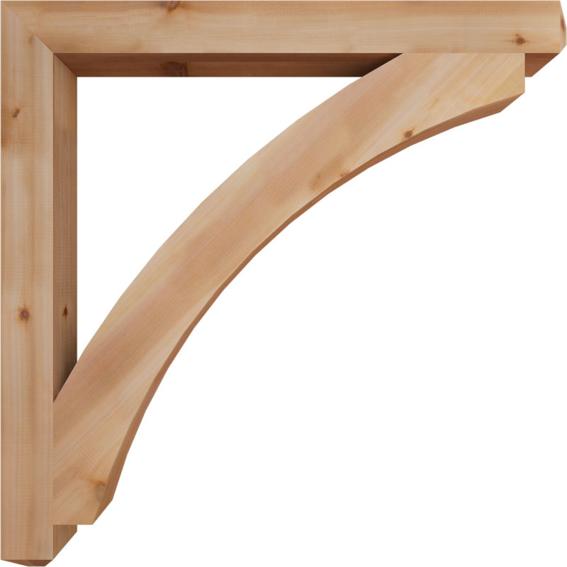 Support l 3 1/2 po x P 44 po x H 44 po Thorton Craftsman, H 44 po x l 4 po x P 44 po, Cèdre rouge de l'Ouest (lisse)