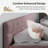 Chenille Upholstered Bed Frame With Headboard-86317125-79657152