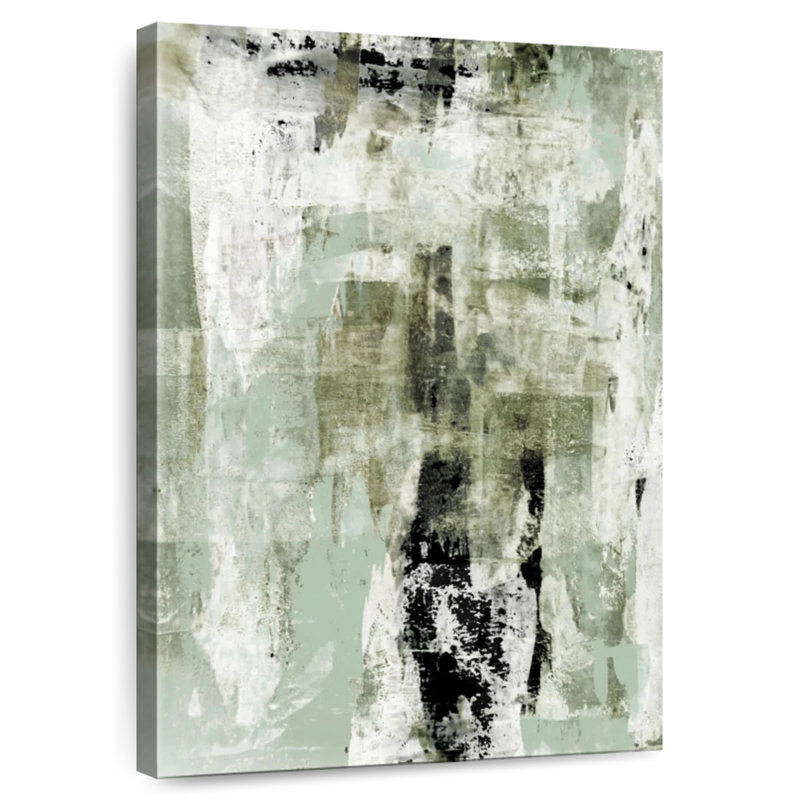 Avery Sage Green Abstract, 45" H x 30" W