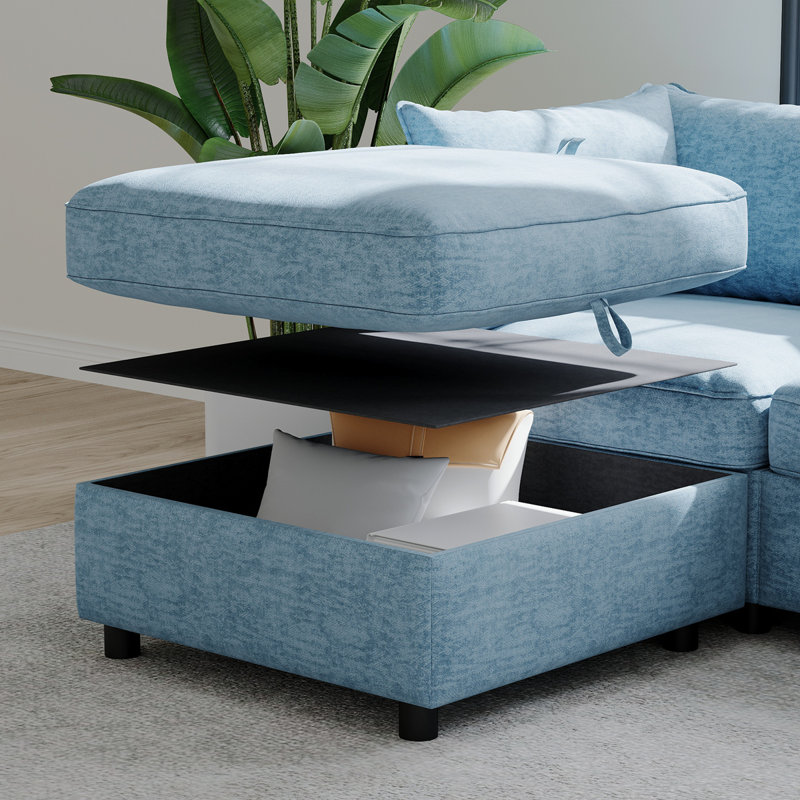 Canapé modulaire modulaire, siège convertible avec rangement, ensembles comprenant un canapé à trois places et des canapés, causeuse et fauteuil simple (1 + 2 + 3 sièges) pour le salon