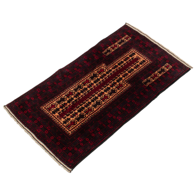 Tapis orange clair Lynnisha 2 pi 9 po x 4 pi 7 po
