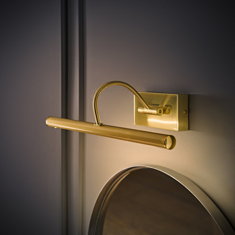 Amisadai LED Swing Arm Sconce, Gold
