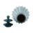 Modern Fluted Tall Ceramic Lidded Jar for Home Decor Display - Artistic Jar for Transitional Table Styling for Living Room - Green-1838408841-1838408844