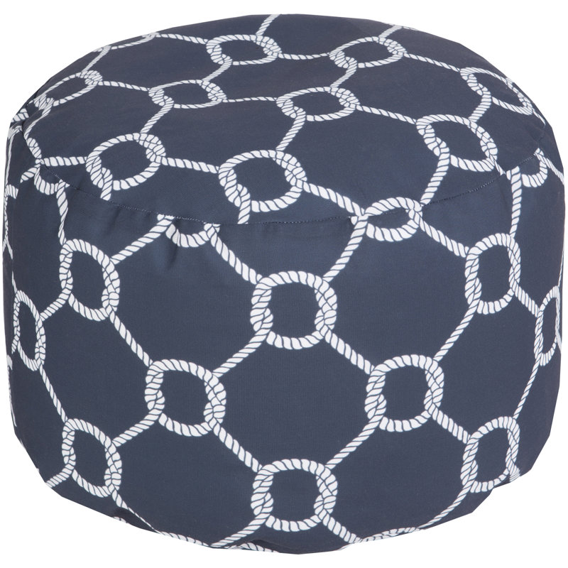 Canadice Upholstered Pouf, Navy