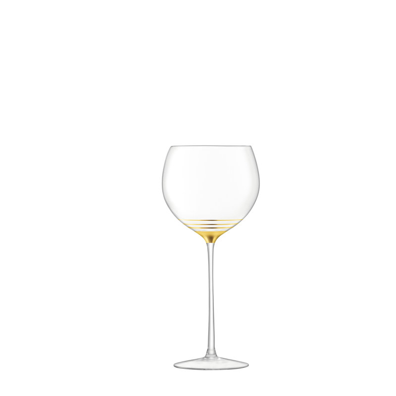 Deco Glass Wine Glass