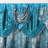 Jacquard Luxury Window 2 Panel Set Curtain with Attached Valance and Backing Bedroom Living Room Dining 2 Curtains 55x84 inches-277406335