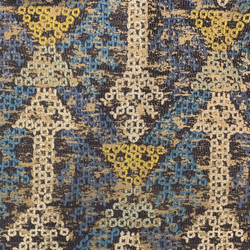 Coussin rayé à motif de flèches, 20 po x 20 po
