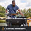 Barbecue au charbon à foyer ouvert modulaire Firecraft® Series avec surface de cuisson noire de 480 po²