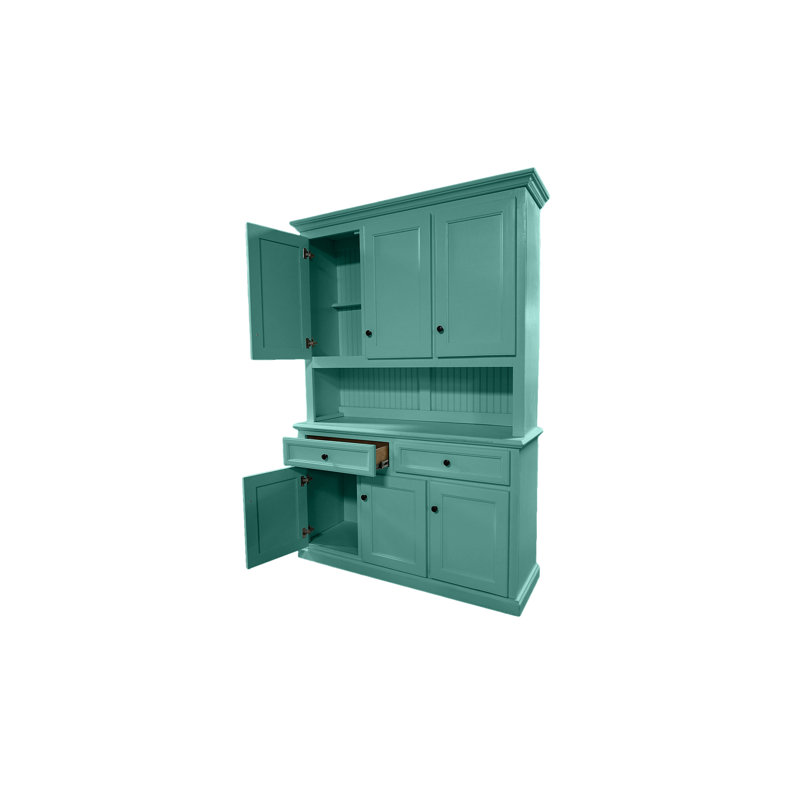 Modern Dining Hutch and Buffet, Aqua Fiesta
