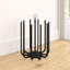5 Pair Black Round Boot Shoe Rack Welly Holder Stand