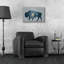 Art mural en verre épique «Buffalo Silhouette» par Life BeautifuLEE, 24 po x 16 po-519737480