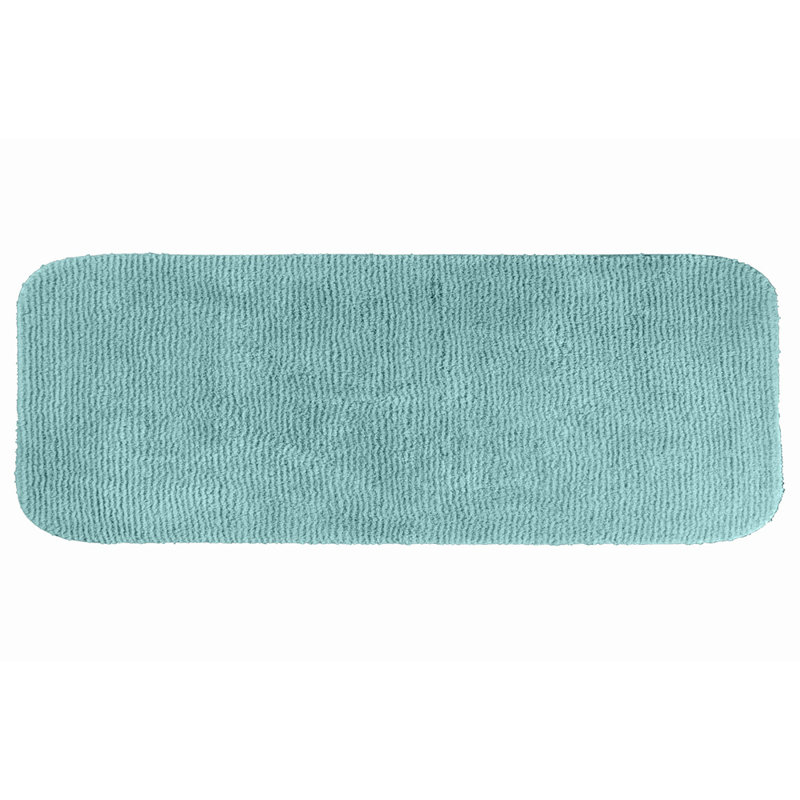 Secondo Nylon Non-Slip Bath Rug, Sea Foam, 24" x 40"