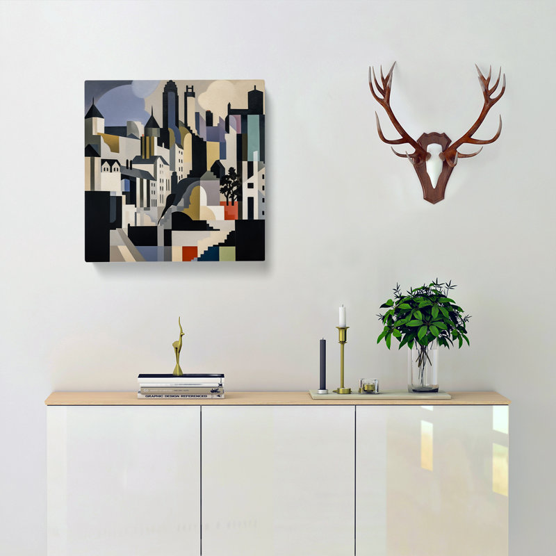 City Of Oxford Suprematism - Print