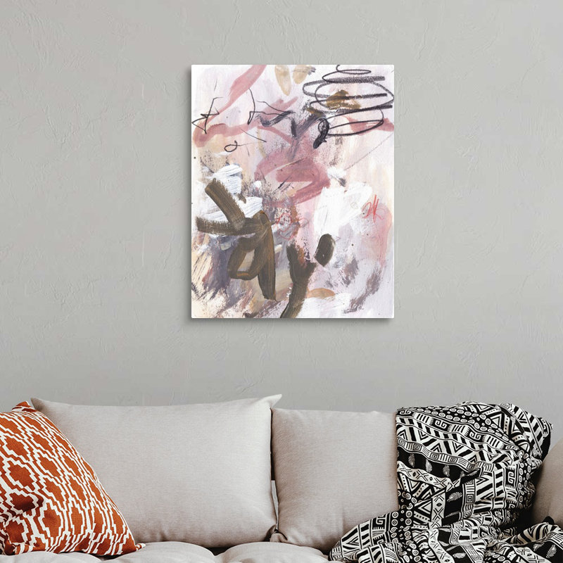 Reproduction d’art sur toile, "Whispering Dawn IV" par Melissa Wang, Toile tendue, H 30 po x l 24 po x P 1,25 po