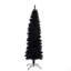 Arbre de Noël artificiel mince 7,5 pi avec base en métal pliable