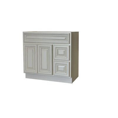 42"" Free-Standing Single Bathroom Vanity Base Only -  Cabinets.Deals, AW-VA42DR, Antique White