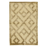 Handmade Silk and Wool Area Rug