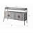 Samiya Gray Oak & Black Finish Tv Stand