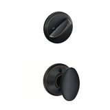 Siena Single Cylinder Interior Knob Set (Exterior Portion Sold Separately)