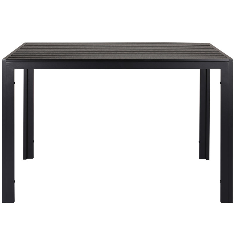 Quinterius Rectangular Outdoor Dining Table , 110cm cm W 70cm cm D