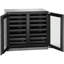62 Bottle 3000 Series Integrated DBL Door Dual Zone Built-In Wine Refrigerator