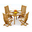 Warwick Outdoor 5 - Piece Teak Dining Set
