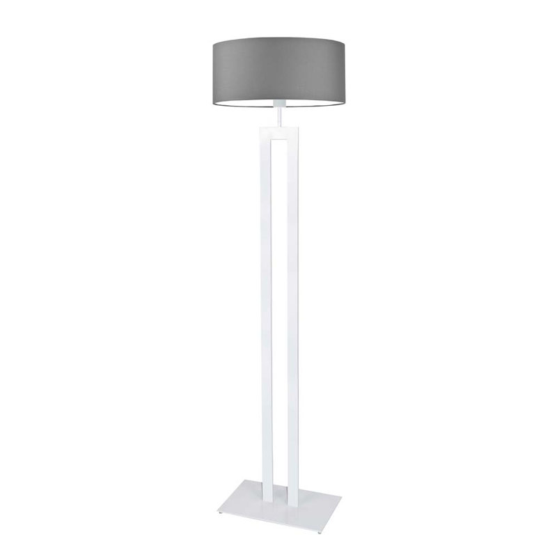 Artimizia 161cm Traditional Floor Lamp, White, Grey