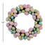 Vickerman 13" Artificial Pastel Easter Egg Wreath on a grapevine base.