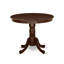 Ensemble de salle à manger 5 pièces comprenant une table de cuisine ronde avec piédestal et 4 chaises de salle à manger, chêne-1715758400-1715758414-1715758415