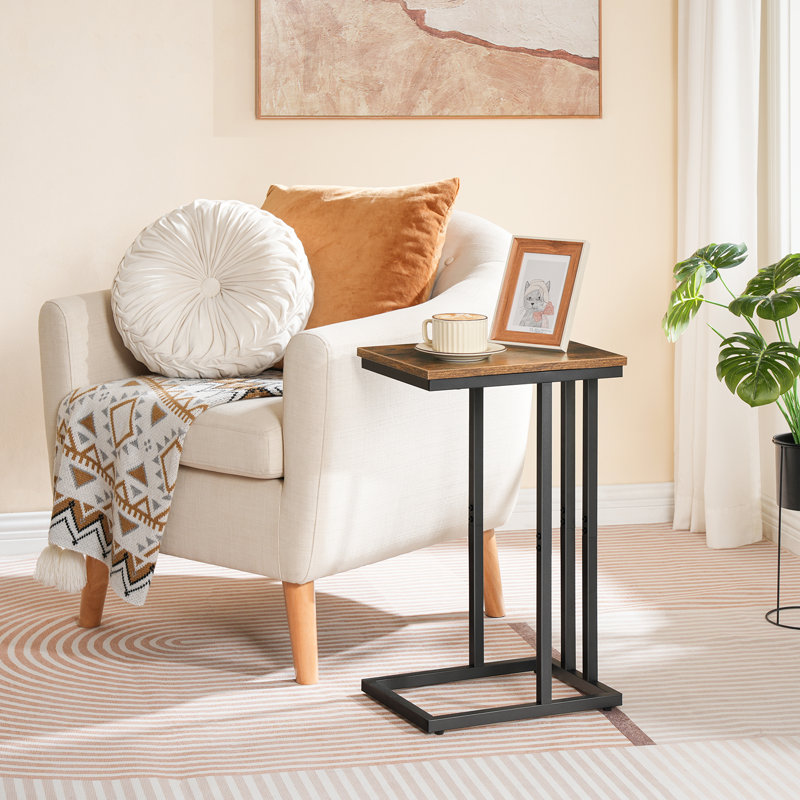 17 Stories Keasha Wood and Metal C-Table Set & Reviews | Wayfair