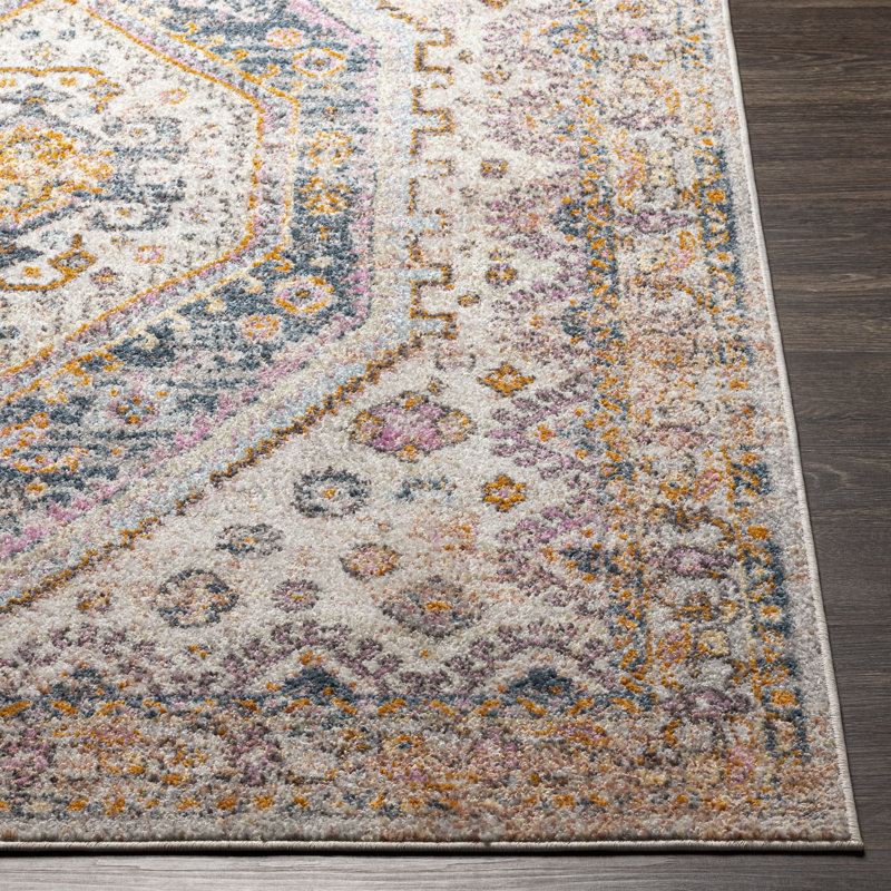 Jamieson Area Rug with Center Medallion, Rectangle 2' x 3'