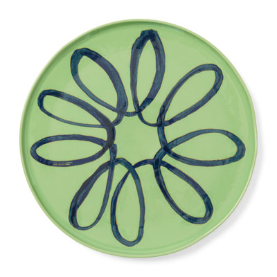 Plat de service Hartley - vert - 12,6 po