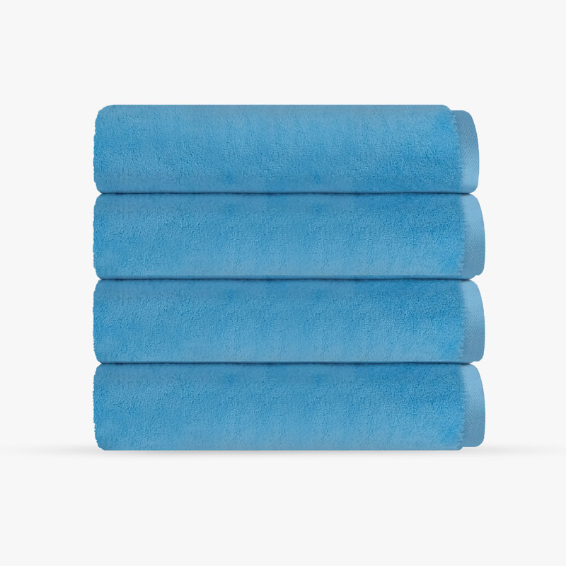 Mac 4 pcs Turkish Bath Towels Set, Seaglass