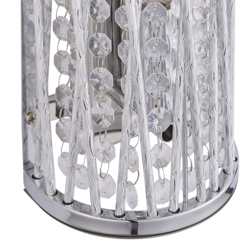 Chrome Flush Mounted Sconce