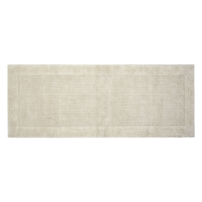 Fromma Cotton Blend Bath Rug, Ivory