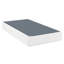 Base de matelas simple en métal noir et housse en tissu texturé - 8,5 po de hauteur, support à 12 lattes, facile à monter, capacité de poids de 350 lb, assemblage des éléments clés de la chambre à coucher, addition-1658581963