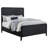 Traequan Wood Queen Panel Bed Black-1140251790