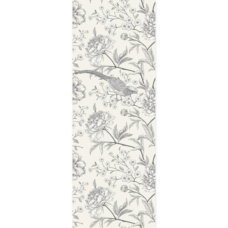 Bordure florale pelez et collez, L 132 po x l 48 po