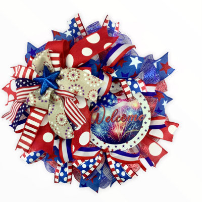 Handcrafted Faux 18'' Wreath