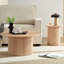 De 2 tables rondes Mid Century