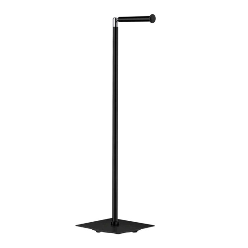 Porte-papier hygiénique sur pied à charnière , Chrome poli