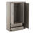 3-Door Mirror Wardrobe With Shelves-737891310