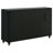 Castiglione 8-Drawer LED Bedroom Dresser Cabinet Black